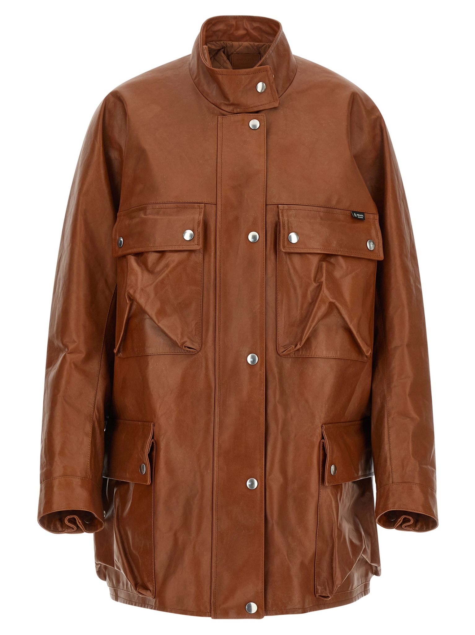 [Prada] Leather Jacket SS26 56A242SOOO180OF0134