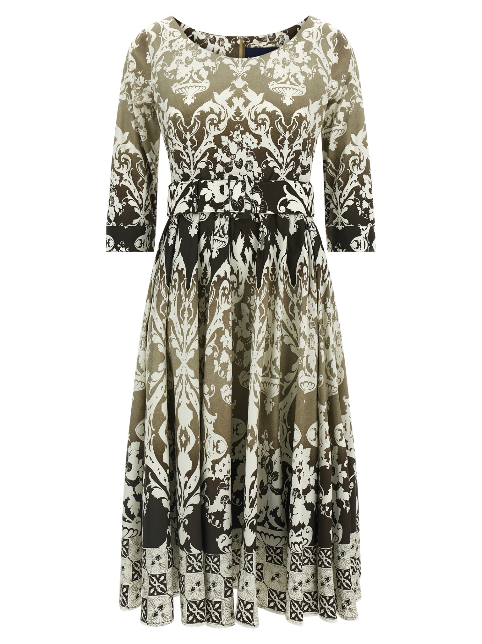 [Samantha Sung] Short sleeve dress SS26 ABELIADRESSKHAKI