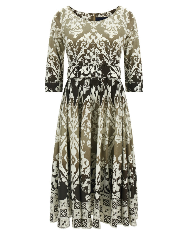 [Samantha Sung] Short sleeve dress SS26 ABELIADRESSKHAKI