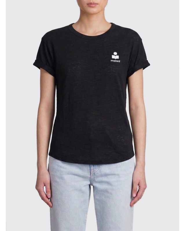 [Isabel Marant Etoile] T-shirts Short Sleeve SS26 TS0315FBA1N10E 01BK