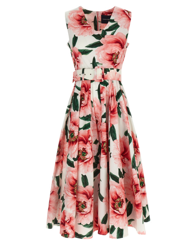 [Samantha Sung] Sleeveless dress SS26 ABELIADRESSWHITESOFTROSE