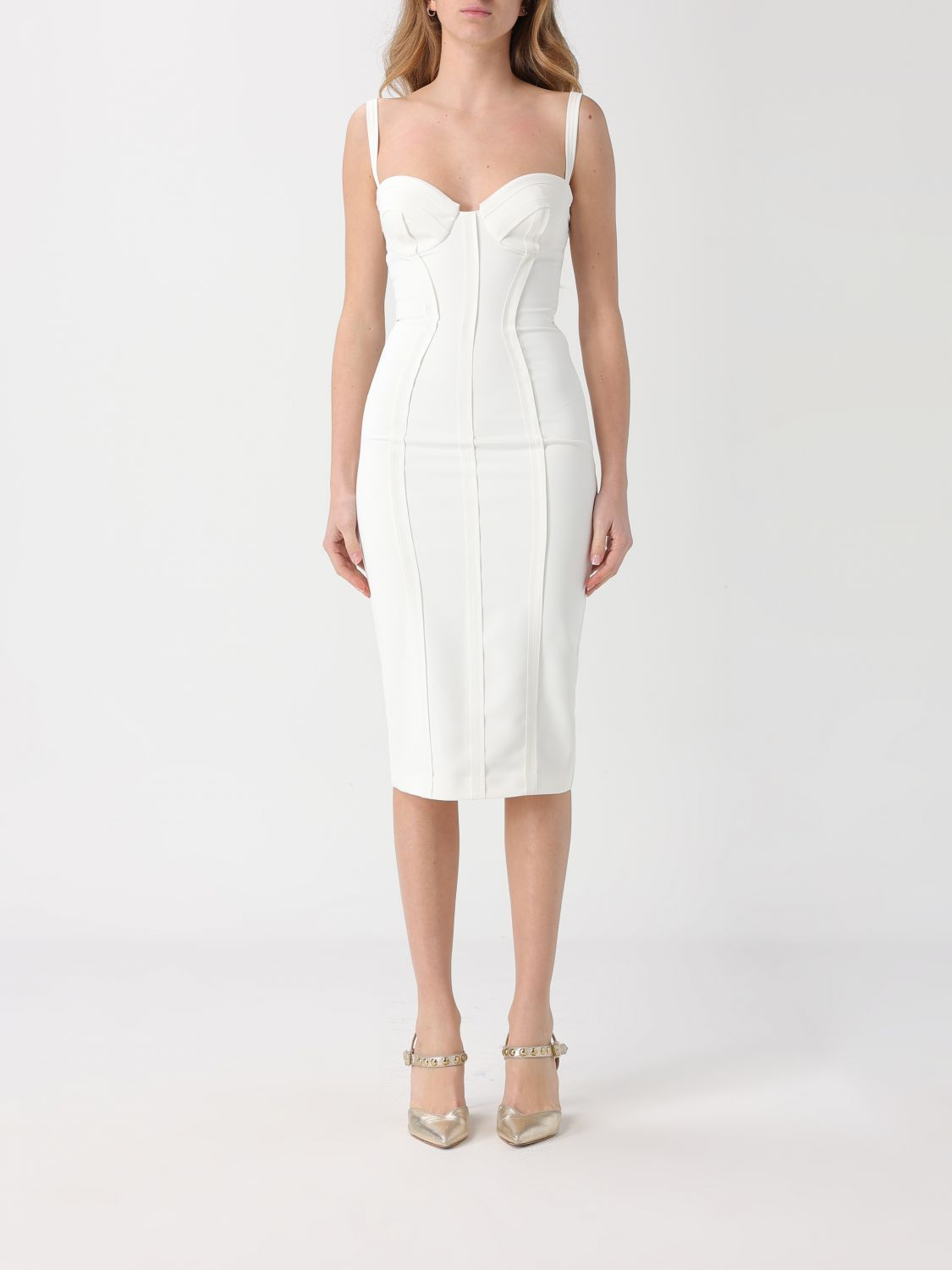 [ELISABETTA FRANCHI] Sleeveless dress SS26 AB91861E2 360