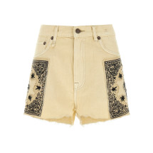 [R13] Shorts SS26 R13WD191D446BECRUBANDANAAPPLIQUE