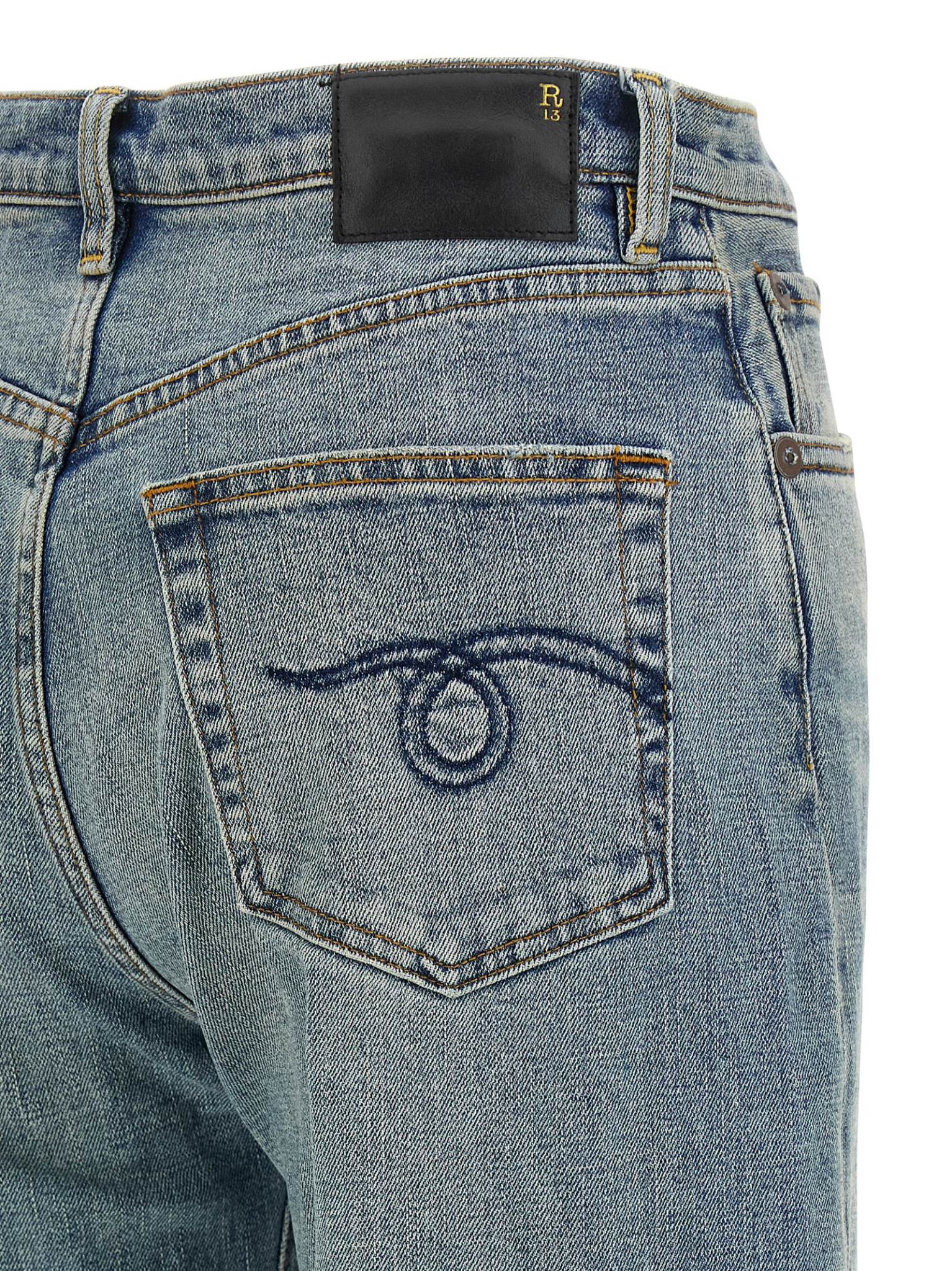 [R13] Jeans SS26 R13WD188D247APATTONBLUESTRETCH