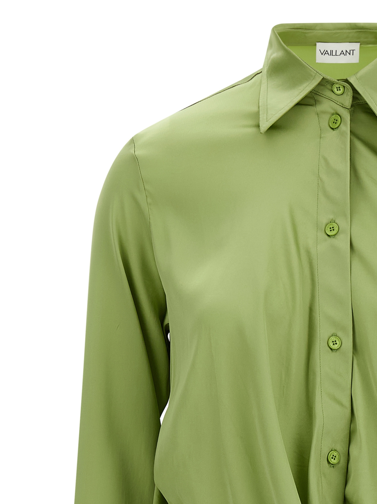 [VAILLANT] Long sleeve dress SS26 DR150PISTACHIO