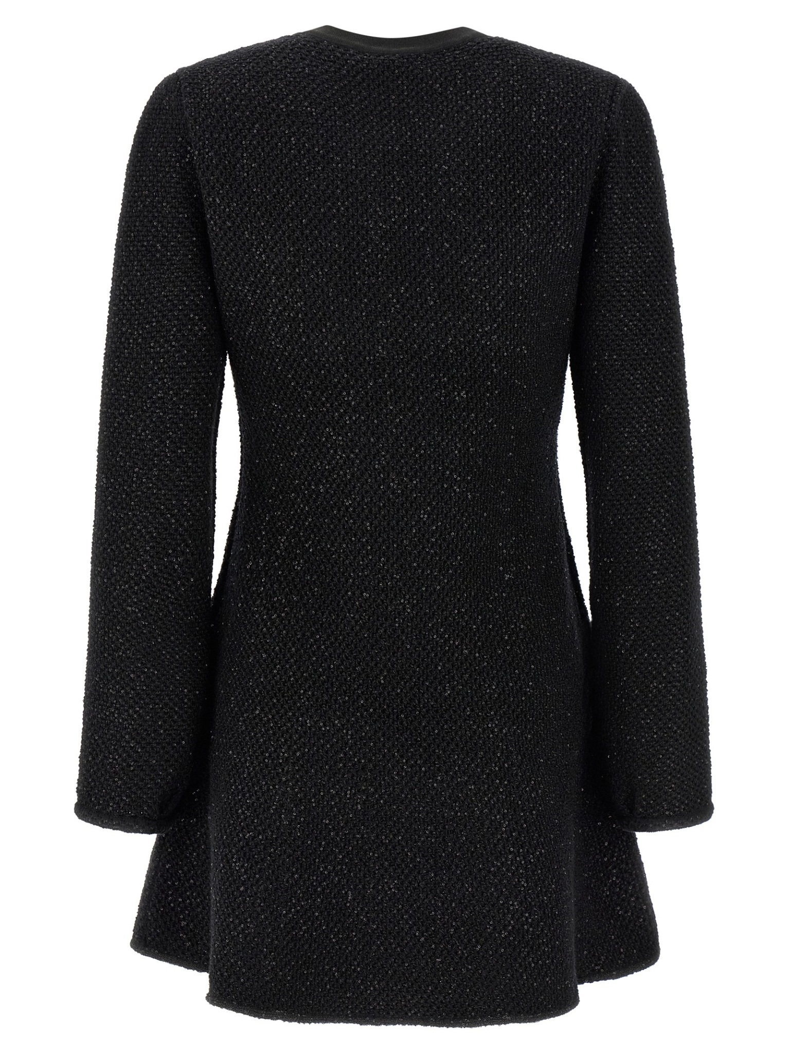 [SELF PORTRAIT] Long sleeve dress SS26 RS26210SBBLACK