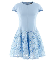[SELF PORTRAIT] Short sleeve dress SS26 SS26095SBLBLUE