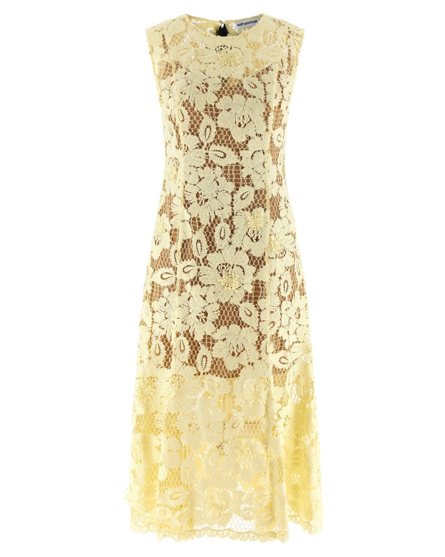 [SELF PORTRAIT] Sleeveless dress SS26 SS26094MYYELLOW
