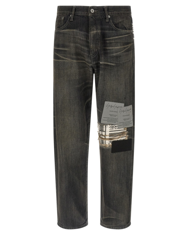 [YOHJI YAMAMOTO] Jeans SS26 HKP94065BLACK