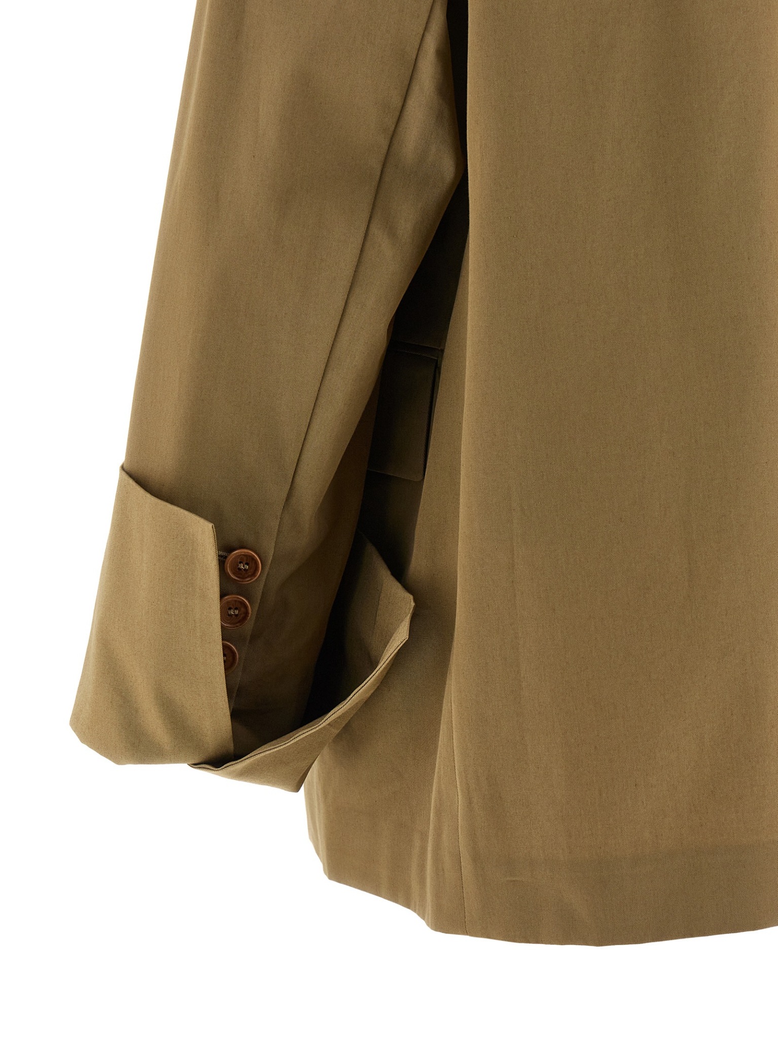 [MAISON JEJIA] Blazer SS26 MJD514ATEX44BEIGECOTTON