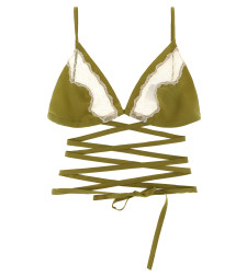 [MAISON JEJIA] Underwear SS26 MJD1854141BIKHAKISILK