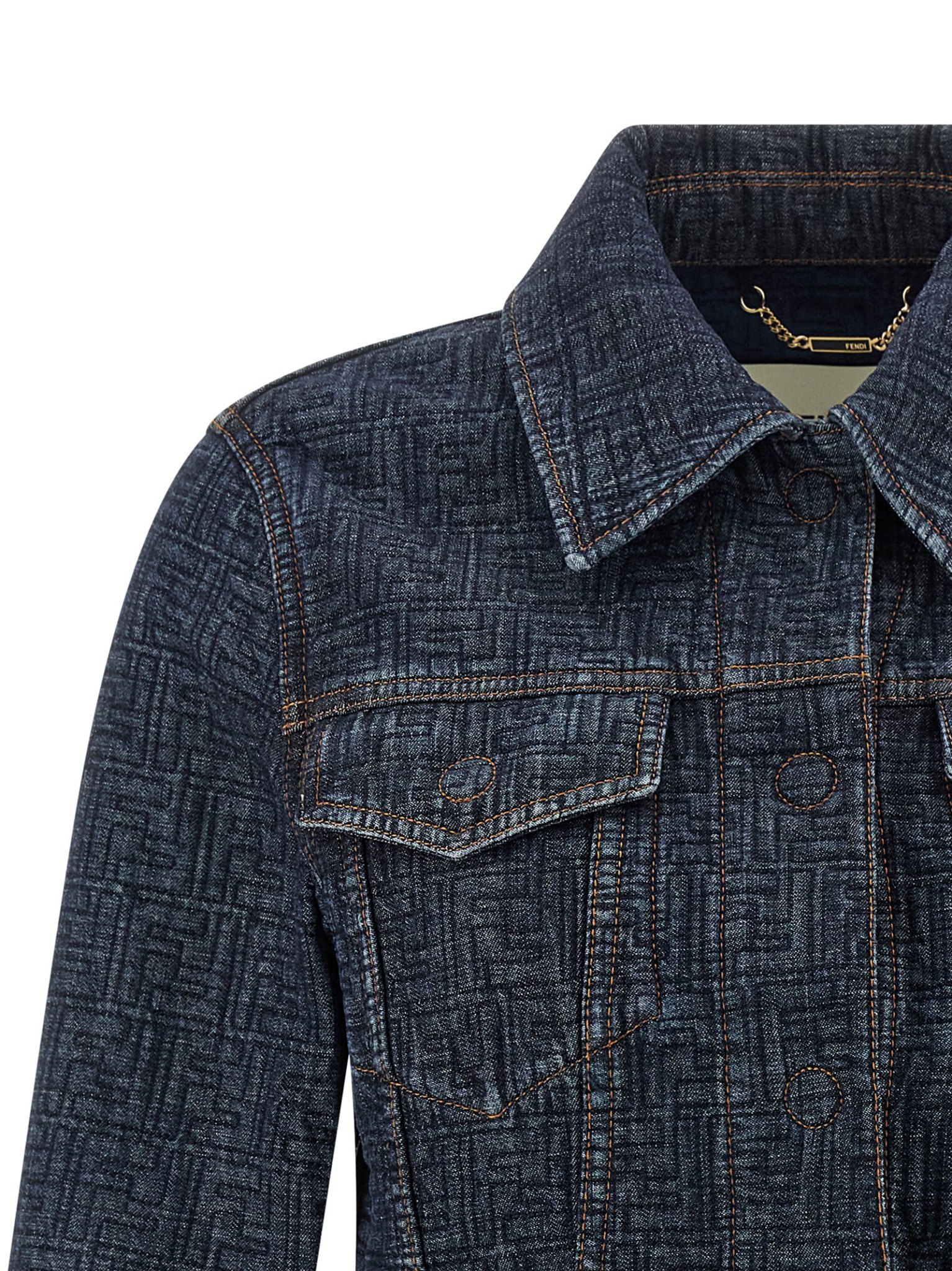 [Fendi] Denim Jacket SS26 FLF834AW82F1UKI