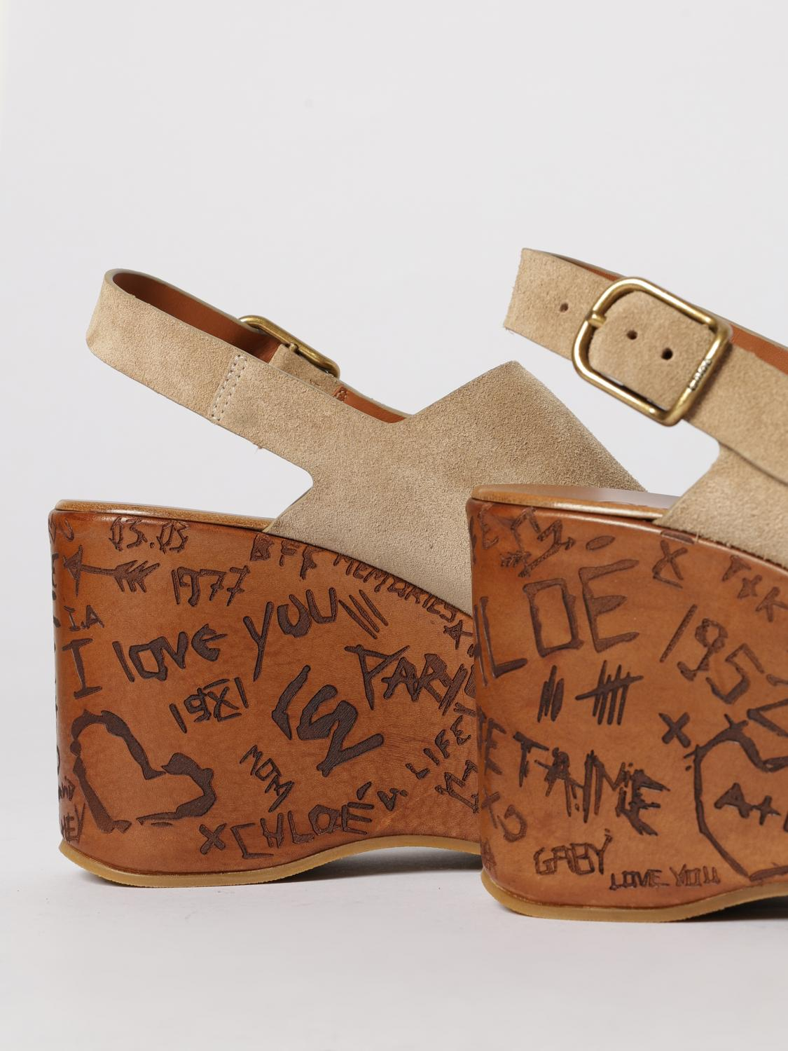 [Chloe] Sandals SS26 CH25A10GRY 751