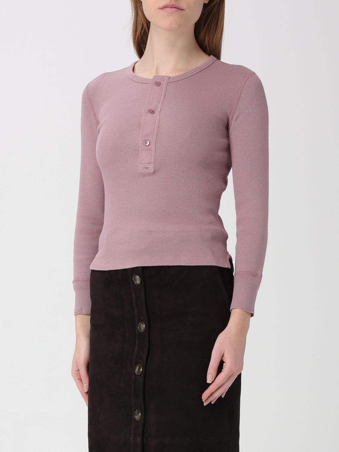 [Chloe] T-shirts Long Sleeve SS26 CH26SJH30185 50C
