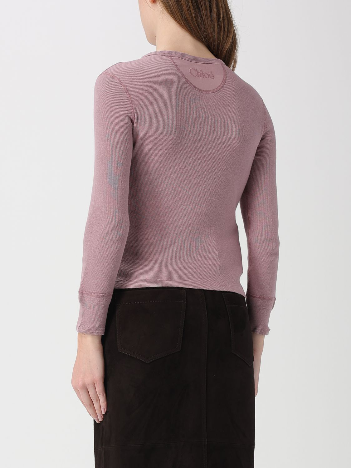 [Chloe] T-shirts Long Sleeve SS26 CH26SJH30185 50C