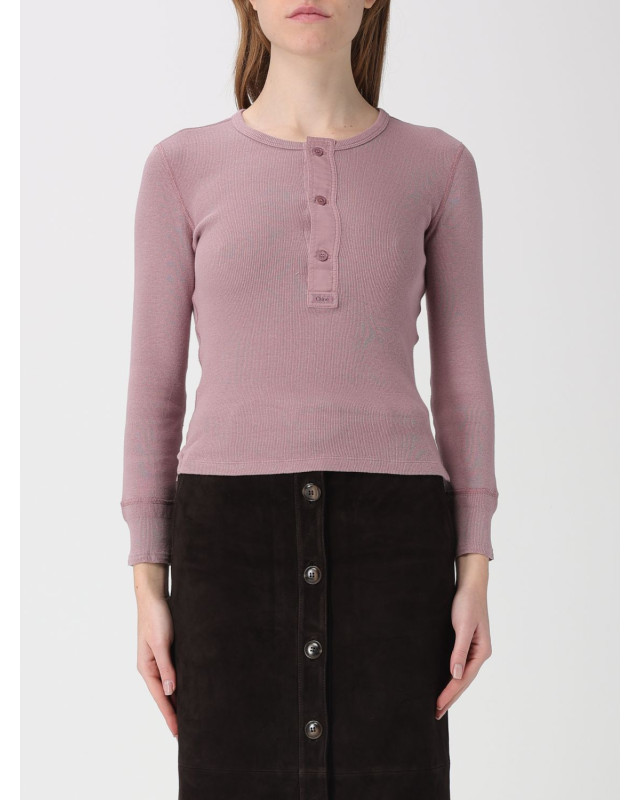 [Chloe] T-shirts Long Sleeve SS26 CH26SJH30185 50C