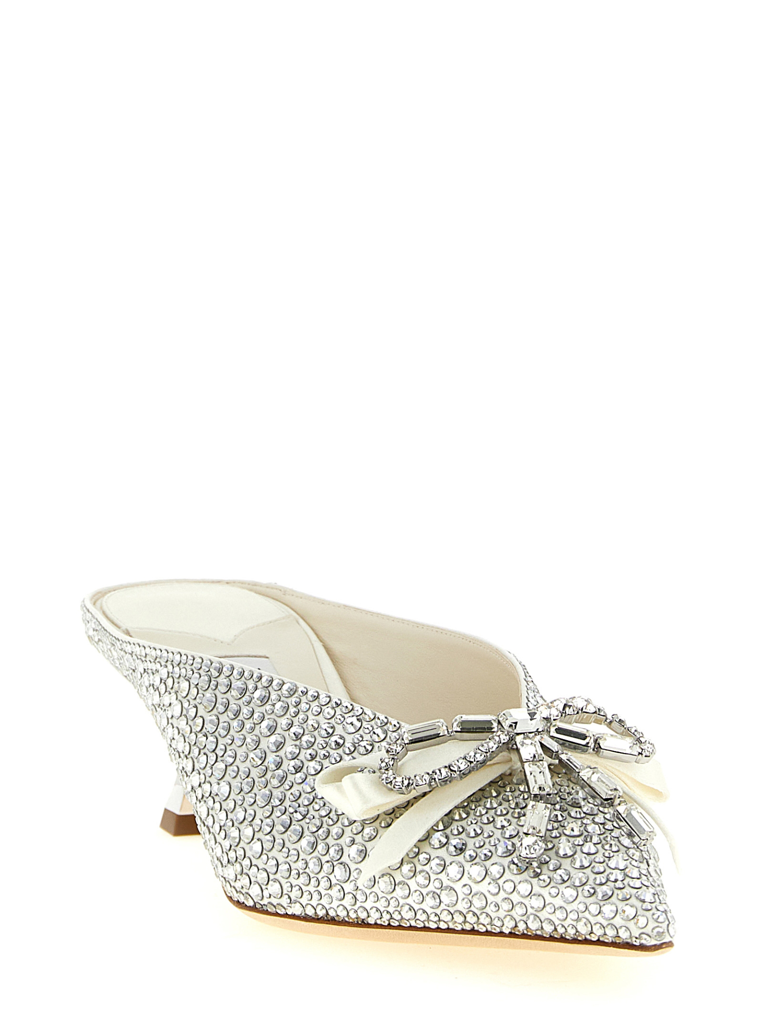 [Jimmy Choo] Pumps SS26 AURIAMULE50BTNIVORYCRYSTAL