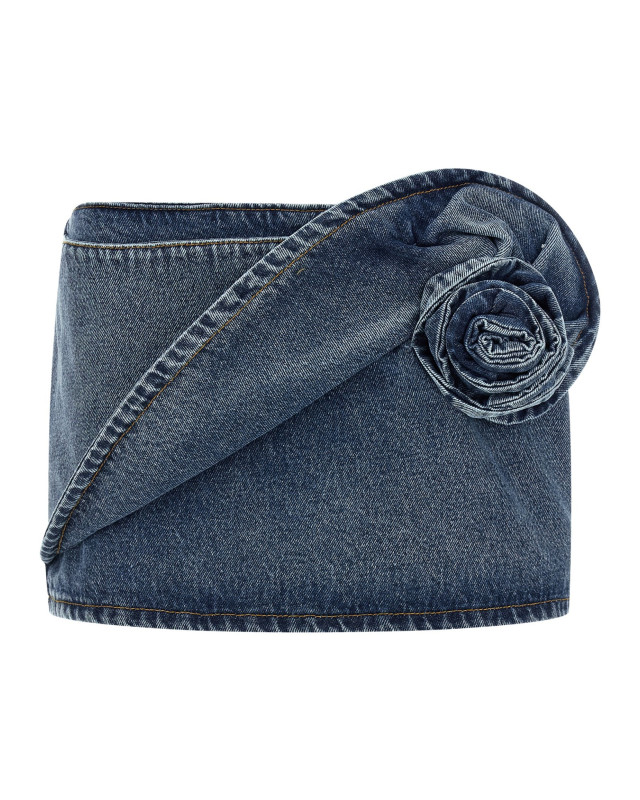 [MAGDA BUTRYM] Mini skirt SS26 148426DARKBLUE