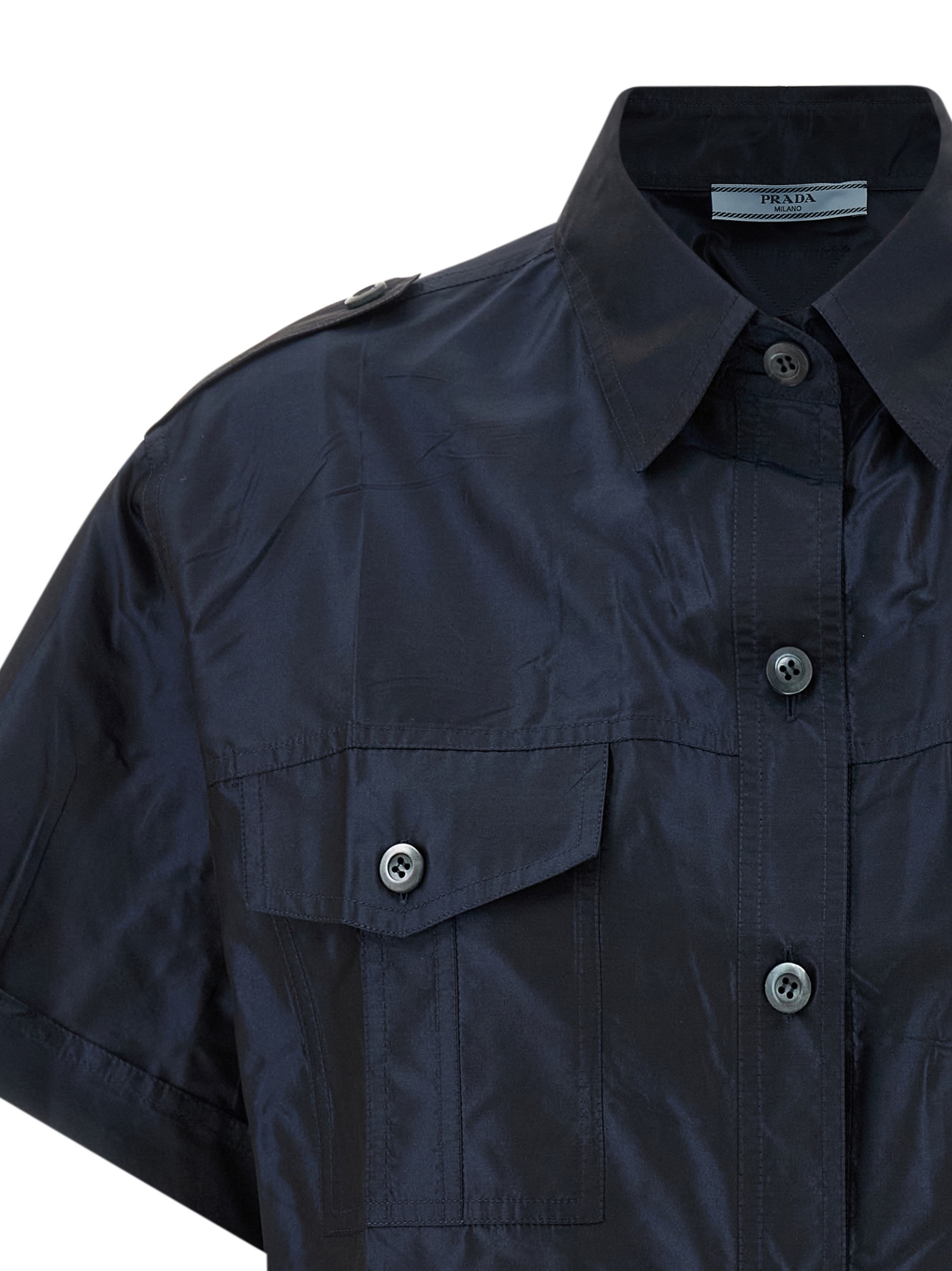 [Prada] Shirts Short Sleeve SS26 P497ICSOOO120MF0008