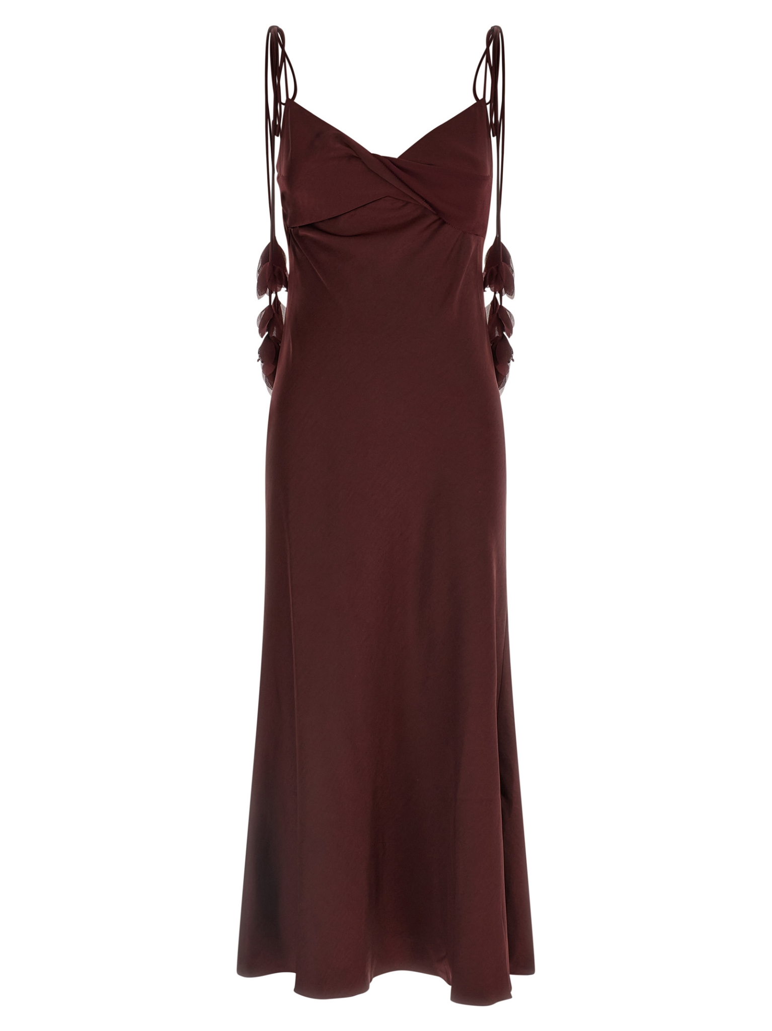 [SELF PORTRAIT] Sleeveless dress SS26 RS26218MBUBURGUNDY