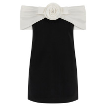 [SELF PORTRAIT] Sleeveless dress SS26 RS26180SBBLACK