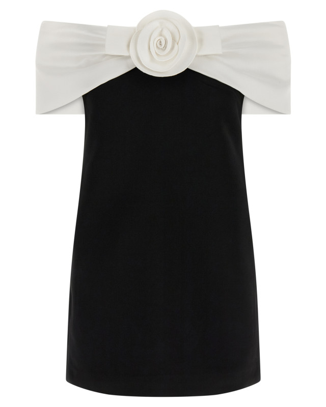 [SELF PORTRAIT] Sleeveless dress SS26 RS26180SBBLACK