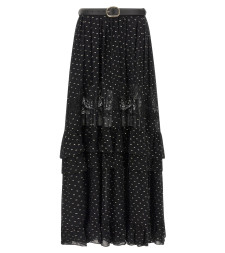 [SELF PORTRAIT] Long skirt SS26 RS26196XSKBBLACK