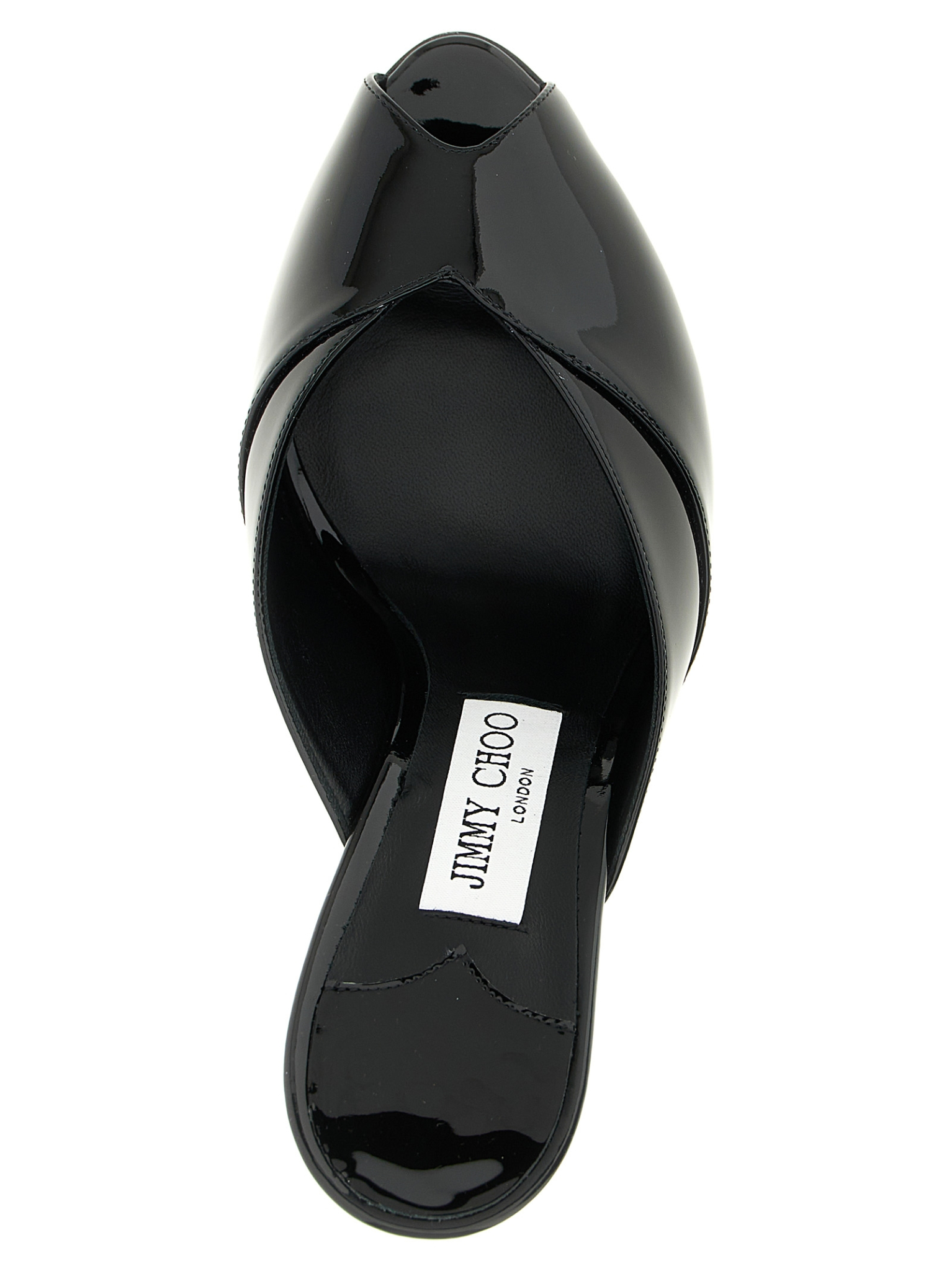 [Jimmy Choo] Sandals SS26 BRIGITTEMULE100PATBLACK