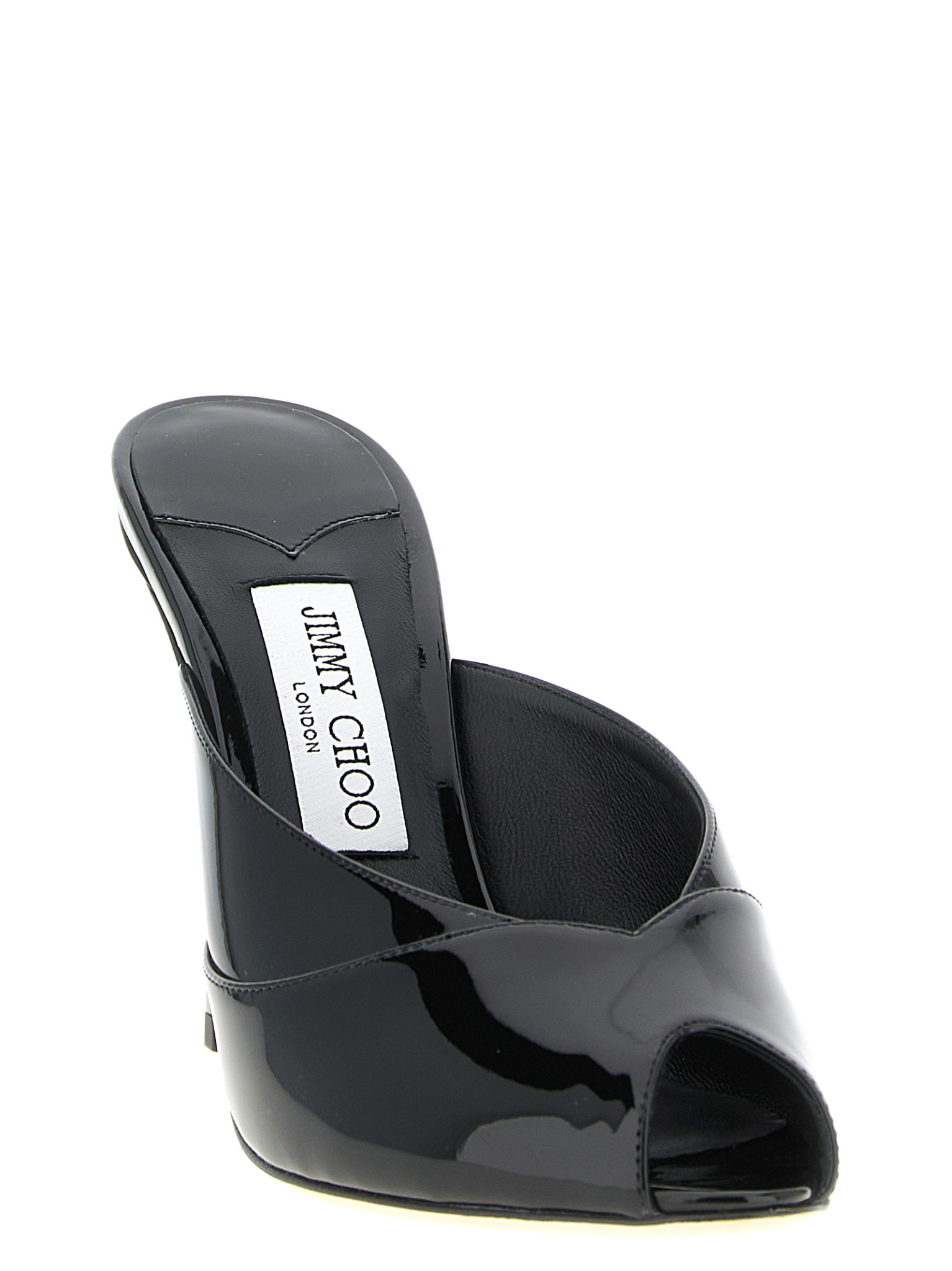 [Jimmy Choo] Sandals SS26 BRIGITTEMULE100PATBLACK