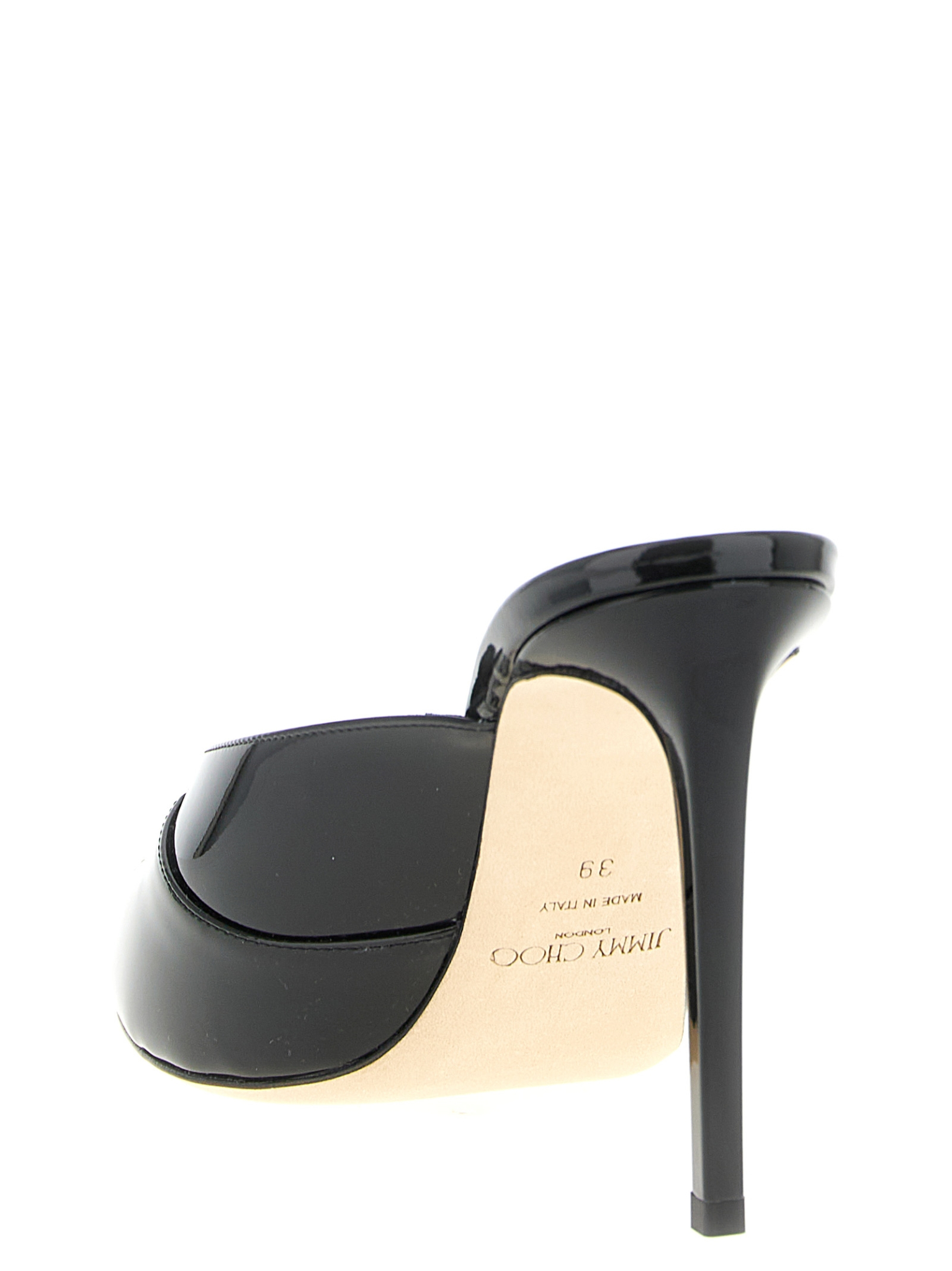 [Jimmy Choo] Sandals SS26 BRIGITTEMULE100PATBLACK