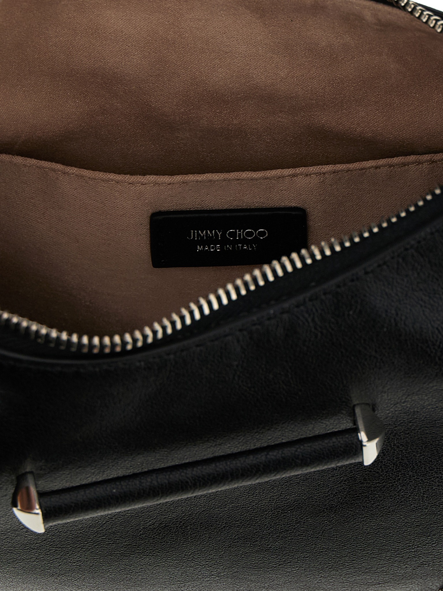 [Jimmy Choo] Shoulder bag SS26 BARHOBOSQXBBLACKIVORYANTIQUESILVER