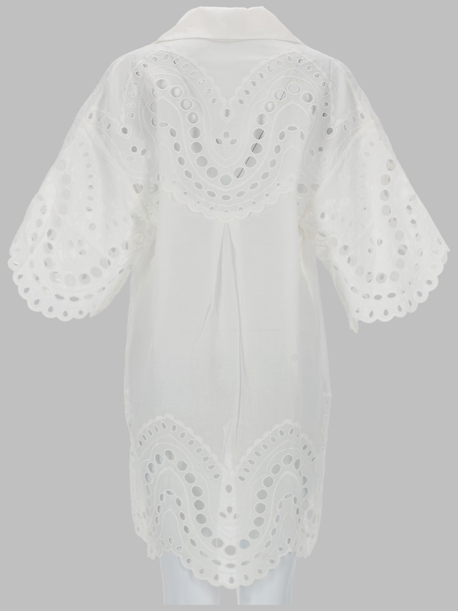 [CHARO RUIZ] Shirts Short Sleeve SS26 263201_WHITESEALACE