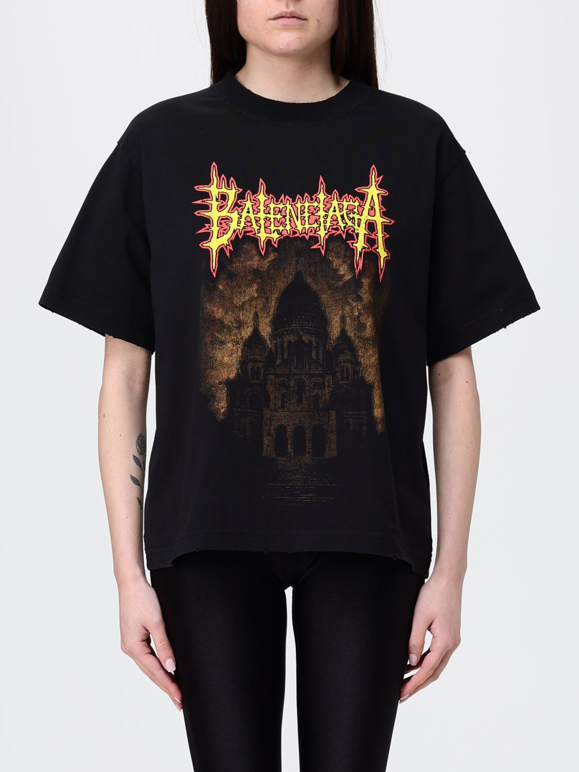 [Balenciaga] T-shirts Short Sleeve SS26 850990TUVE4 1000