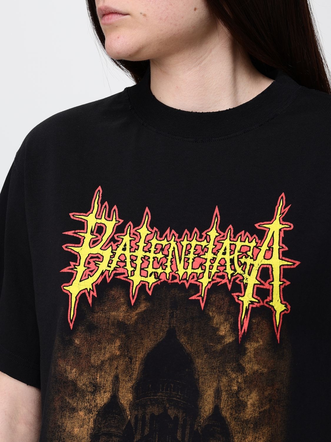 [Balenciaga] T-shirts Short Sleeve SS26 850990TUVE4 1000