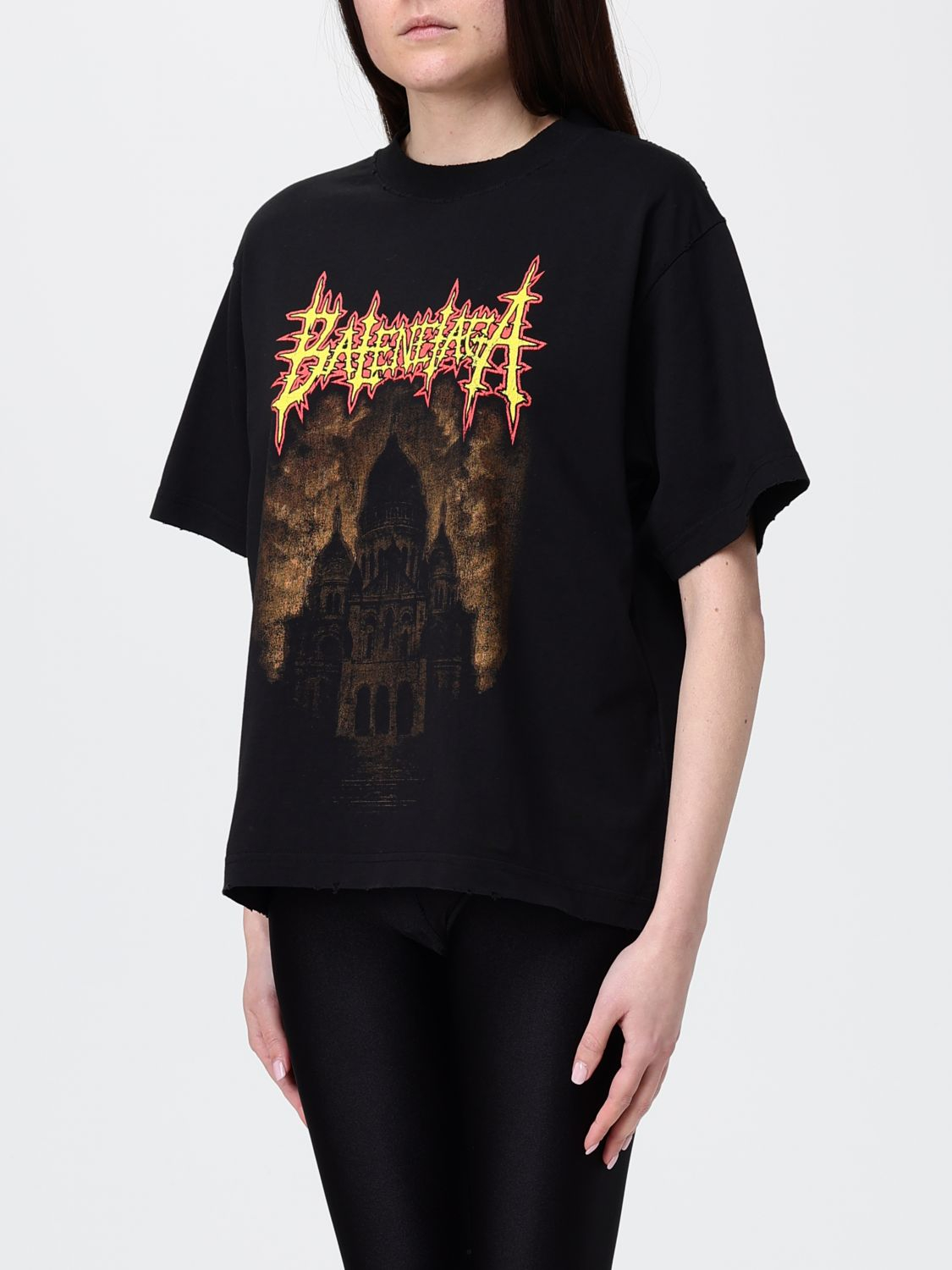 [Balenciaga] T-shirts Short Sleeve SS26 850990TUVE4 1000