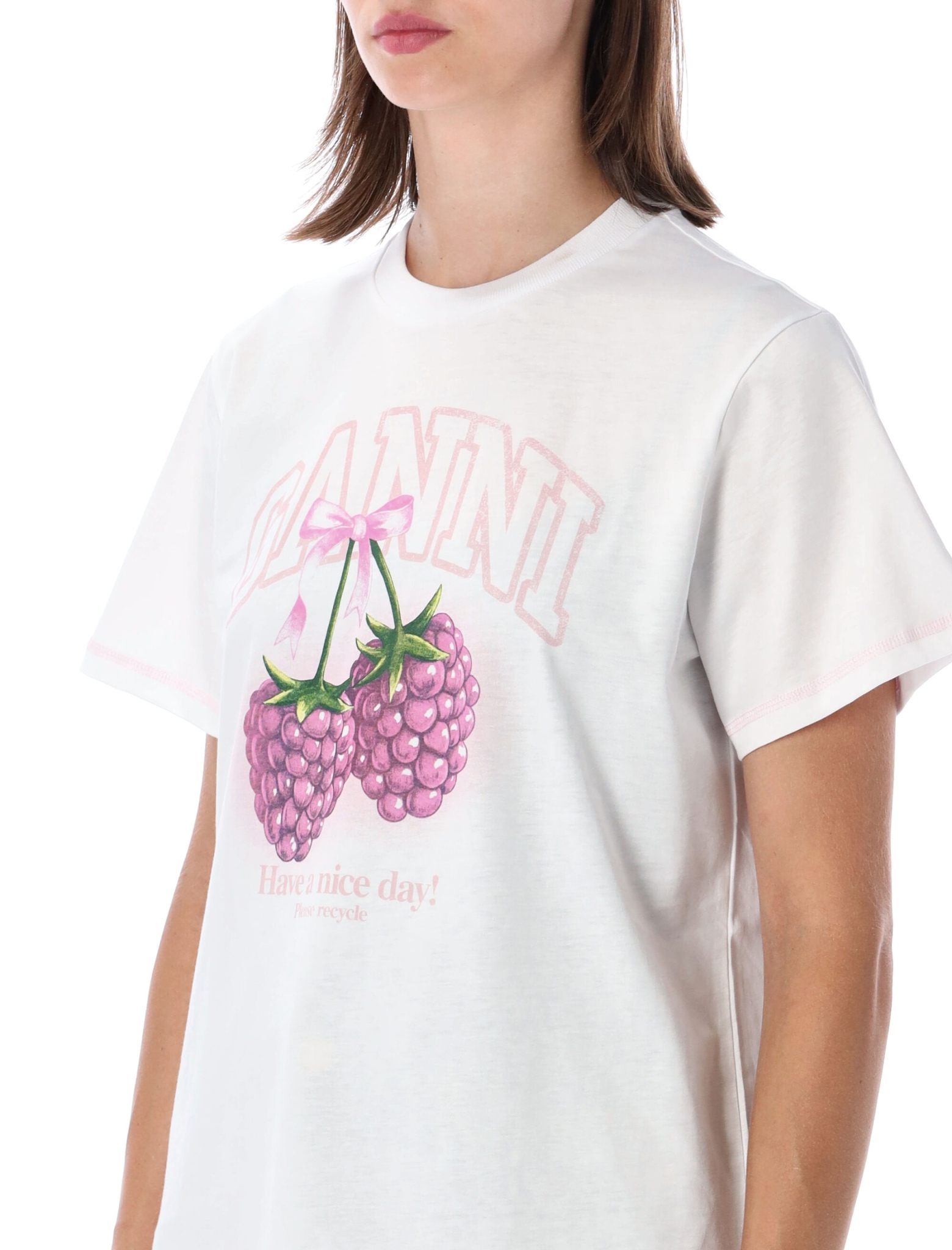 [GANNI] T-shirts Short Sleeve FW26 A105029411026151