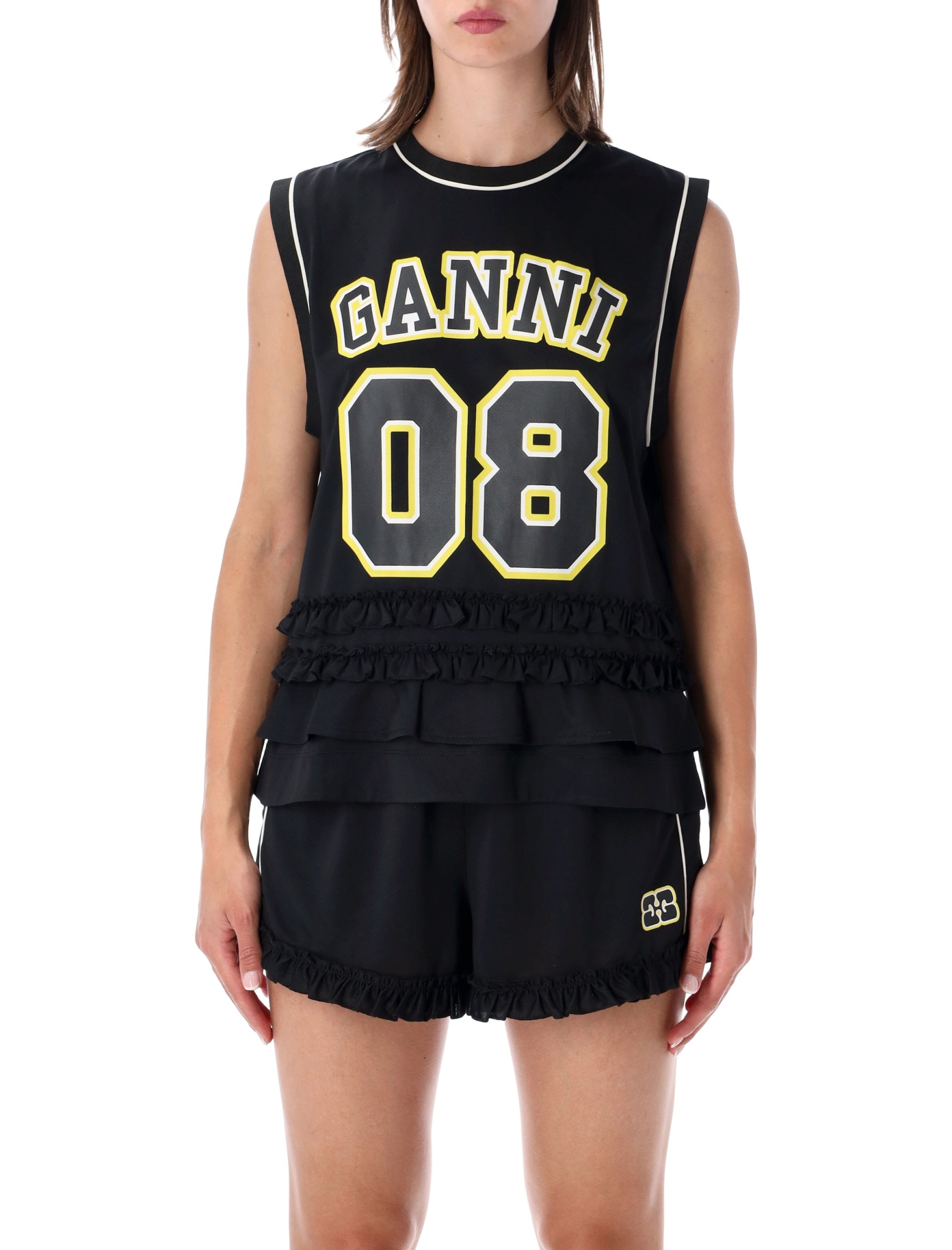 [GANNI] T-shirts Sleeveless FW26 A105022511254099