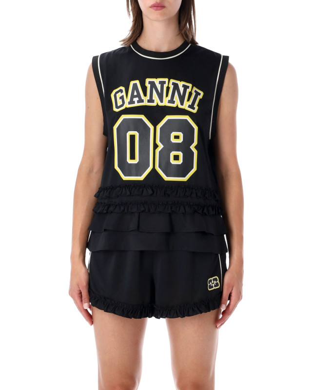[GANNI] T-shirts Sleeveless FW26 A105022511254099