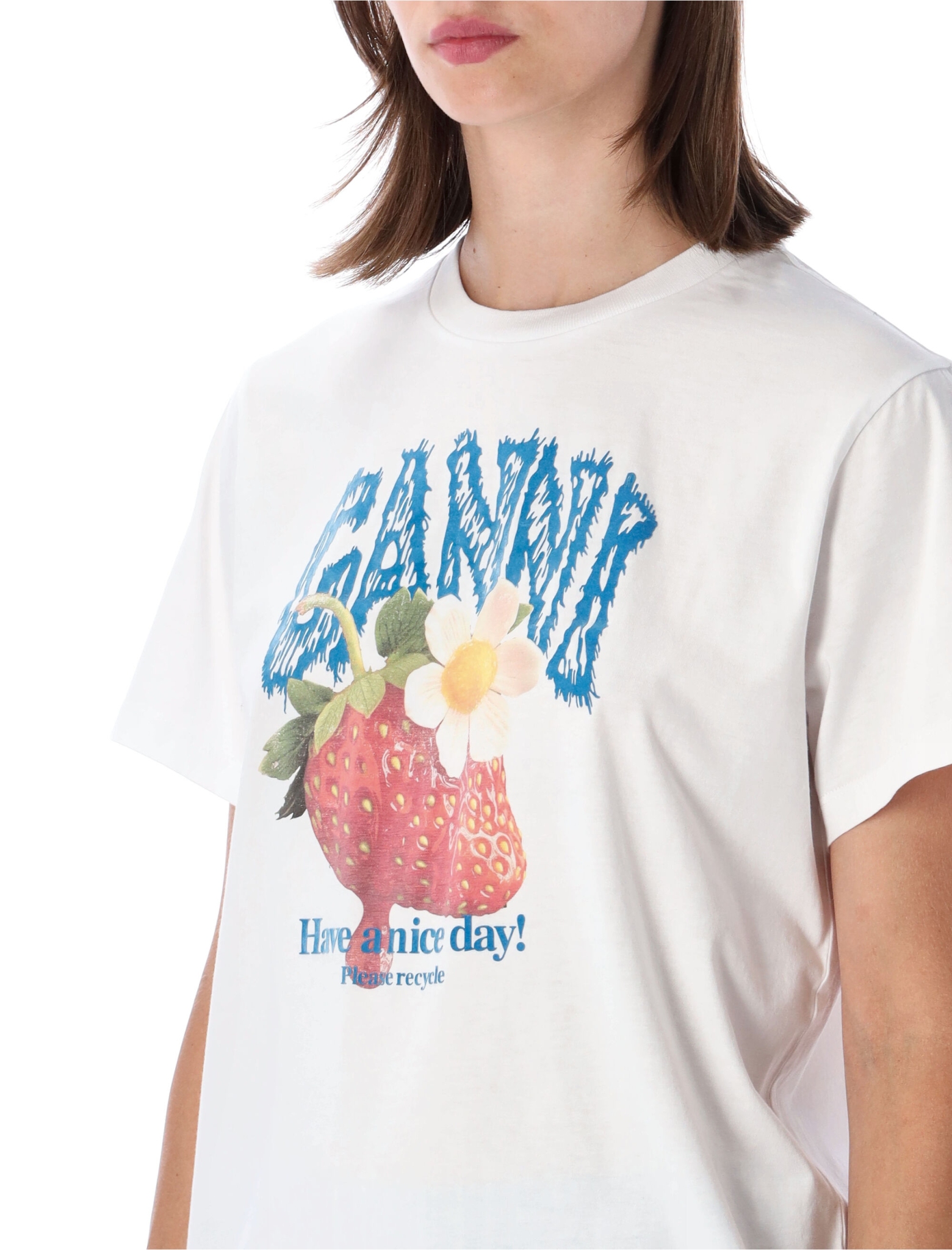 [GANNI] T-shirts Short Sleeve FW26 A105020111026151