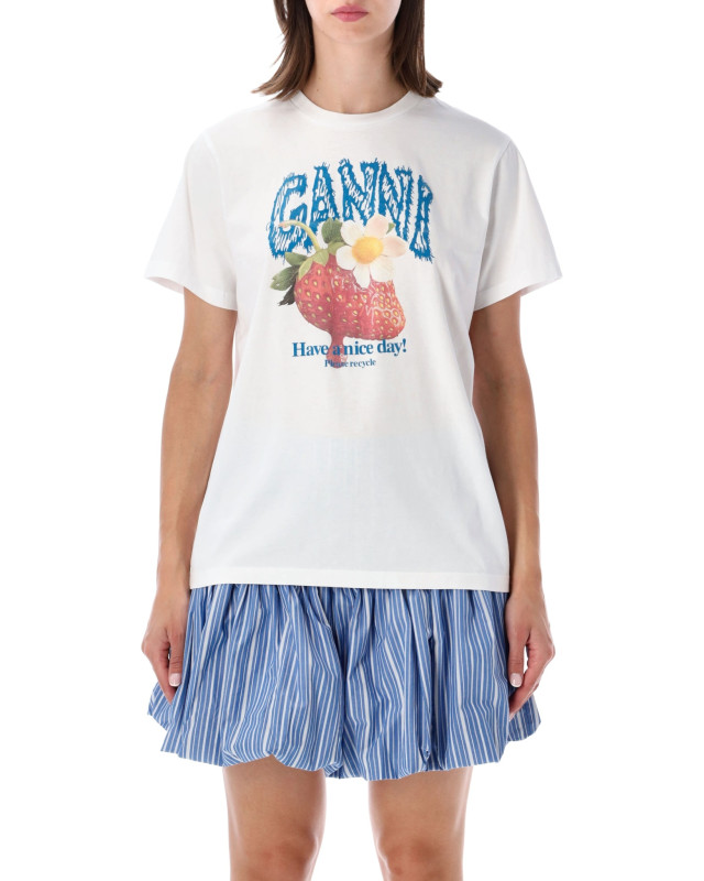 [GANNI] T-shirts Short Sleeve FW26 A105020111026151