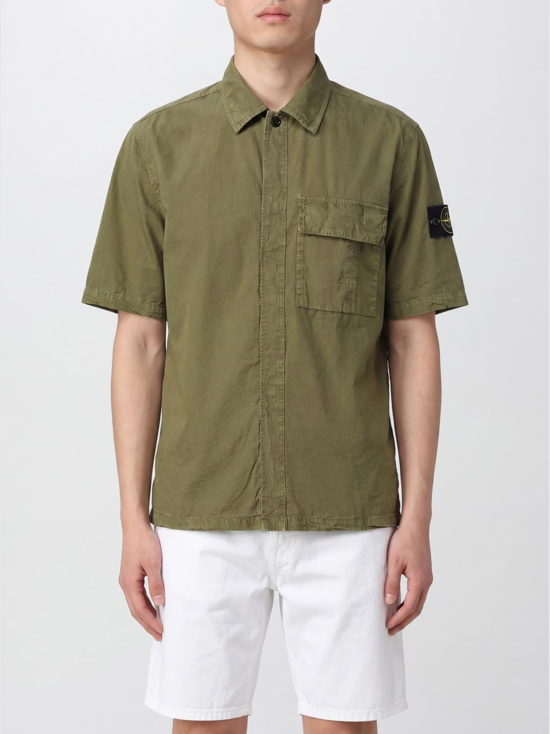 [Stone Island] Shirts Short Sleeve SS26 1200031S00WN V015G