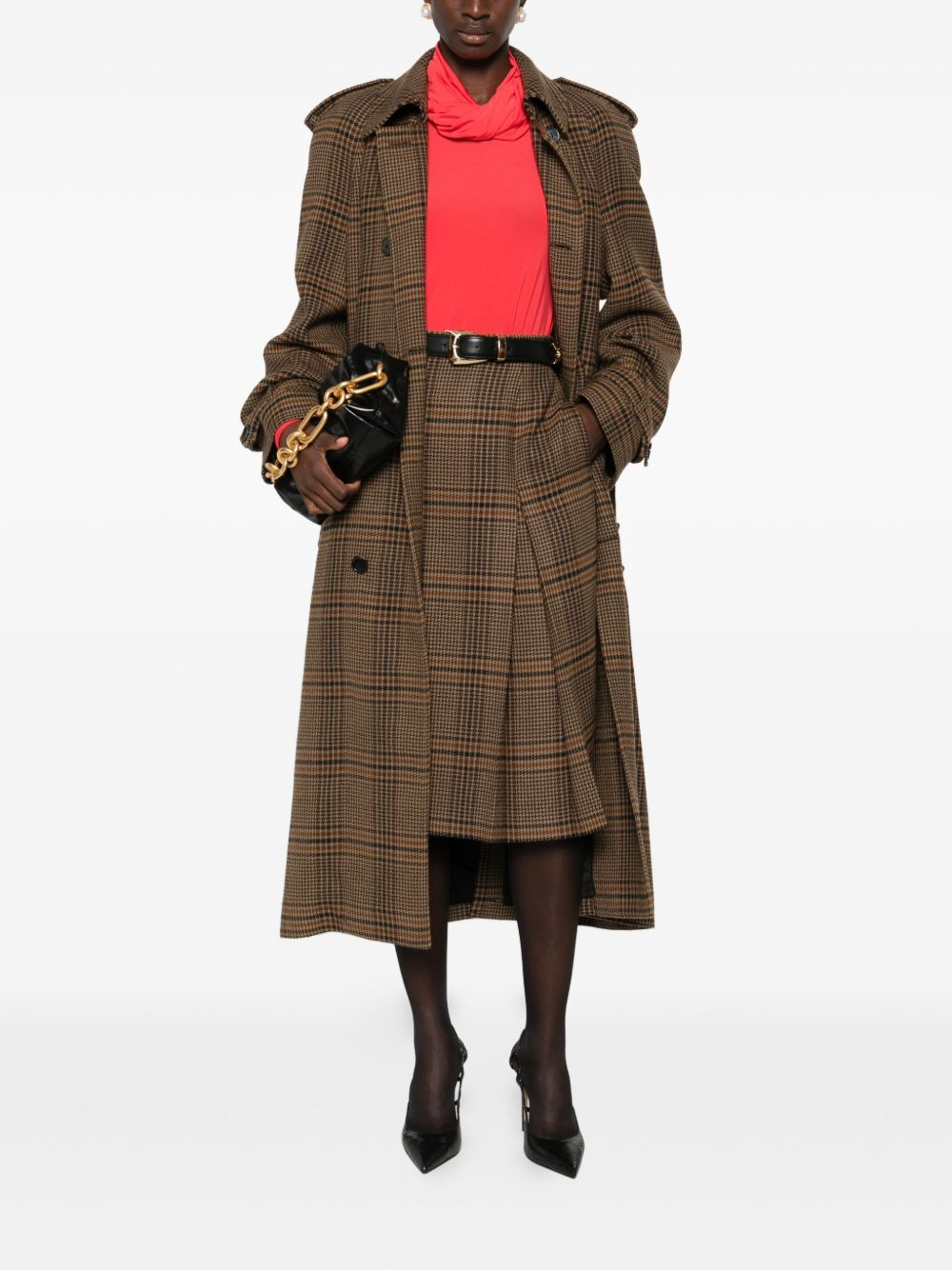[Saint Laurent] Midi skirt FW25 831068Y3J459217