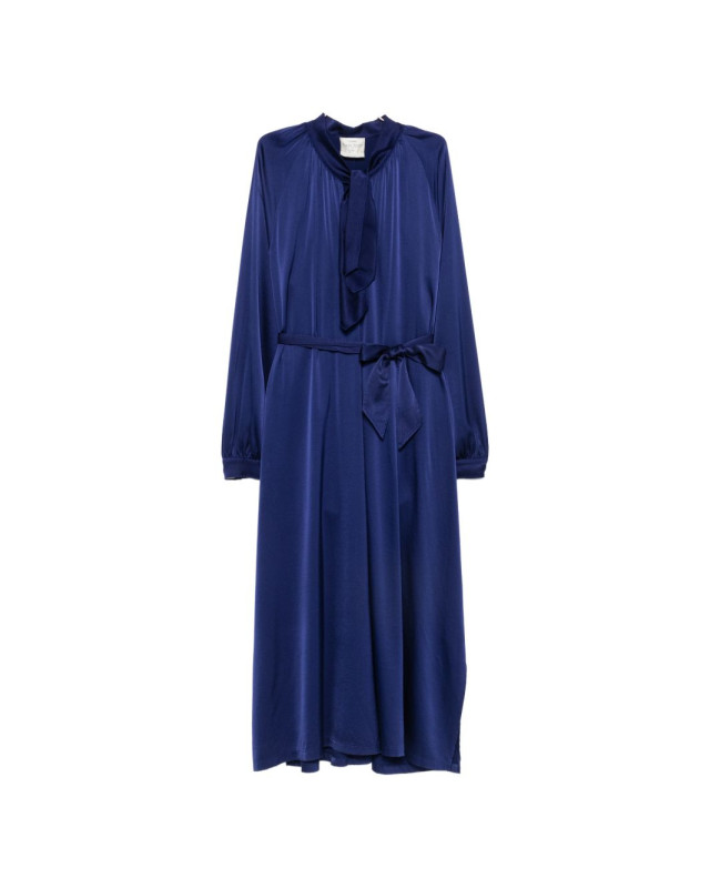 [Forte Forte] Long sleeve dress FW26 15075MYDRESSLAPISLAZZULI