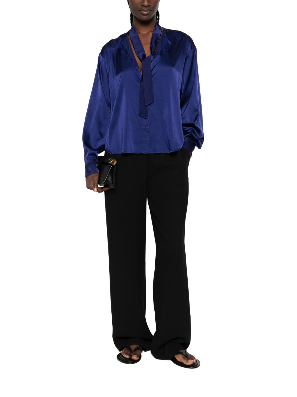 [Forte Forte] Shirt FW26 15072MYSHIRTLAPISLAZZULI