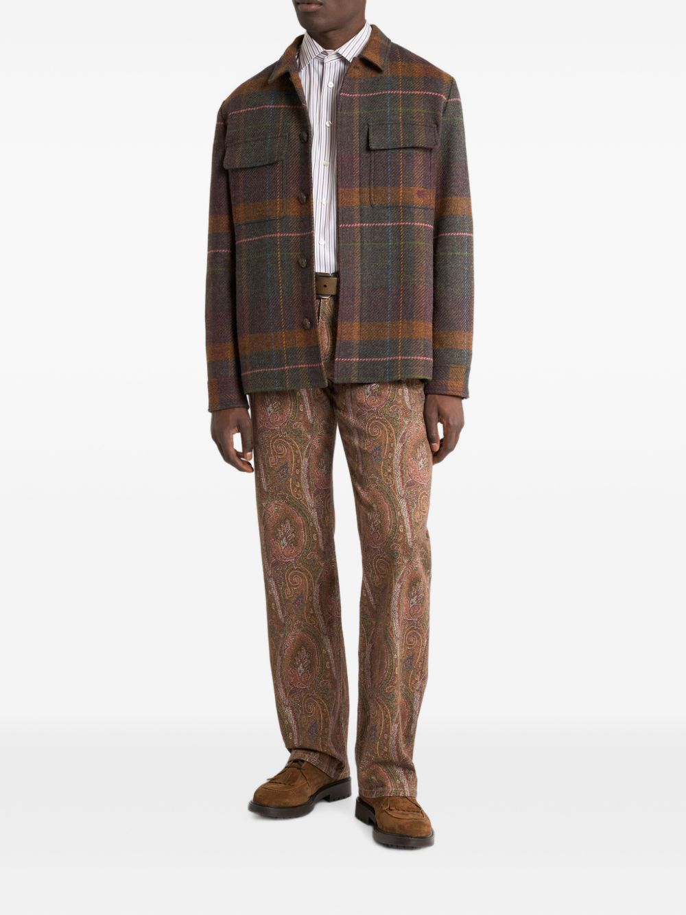 [Etro] Shirts Long Sleeve FW26 MRIB000299TR5B7S9870