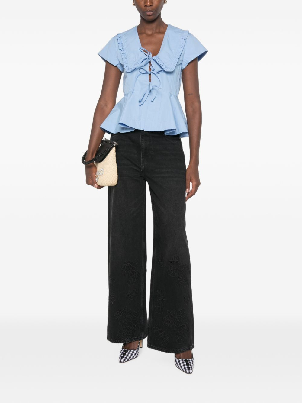 [GANNI] T-shirts Sleeveless FW26 A1040341ZZL