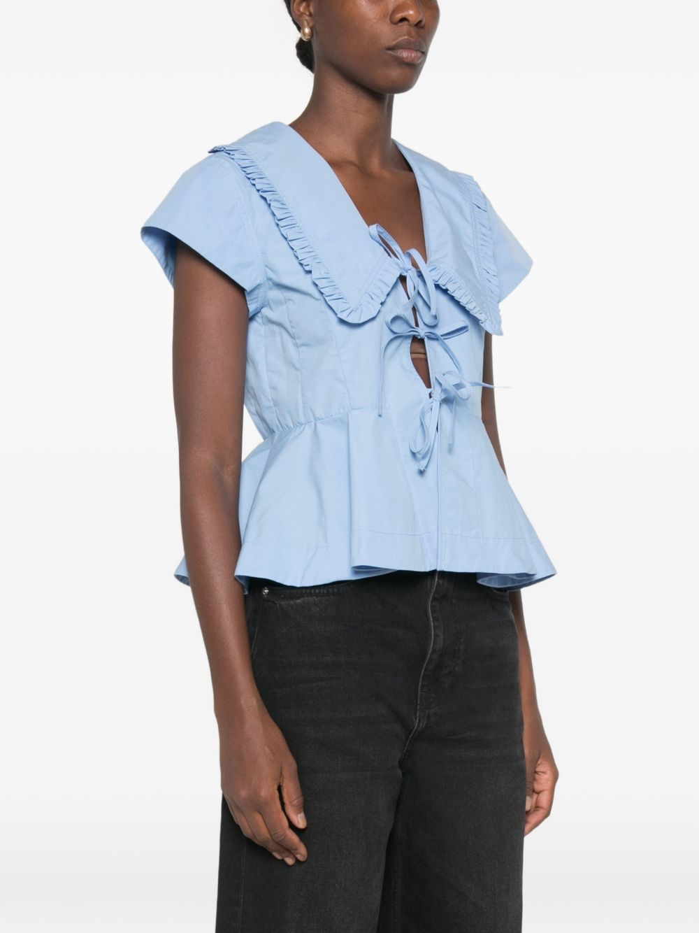 [GANNI] T-shirts Sleeveless FW26 A1040341ZZL