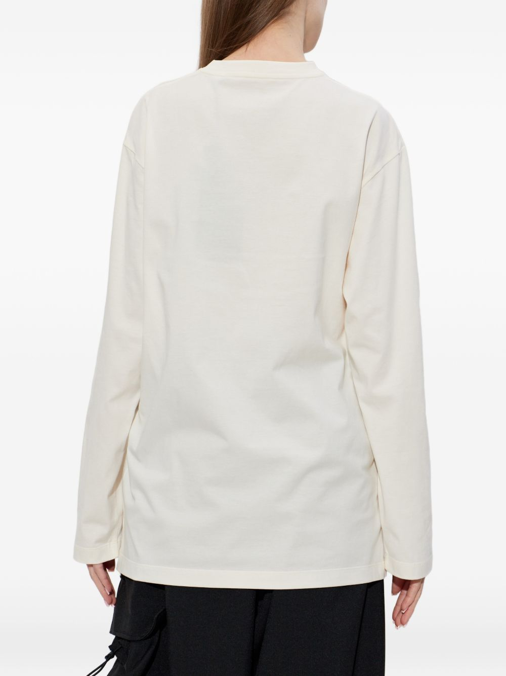 [Y - 3] T-shirts Long Sleeve FW26 KQ9777CWHITE