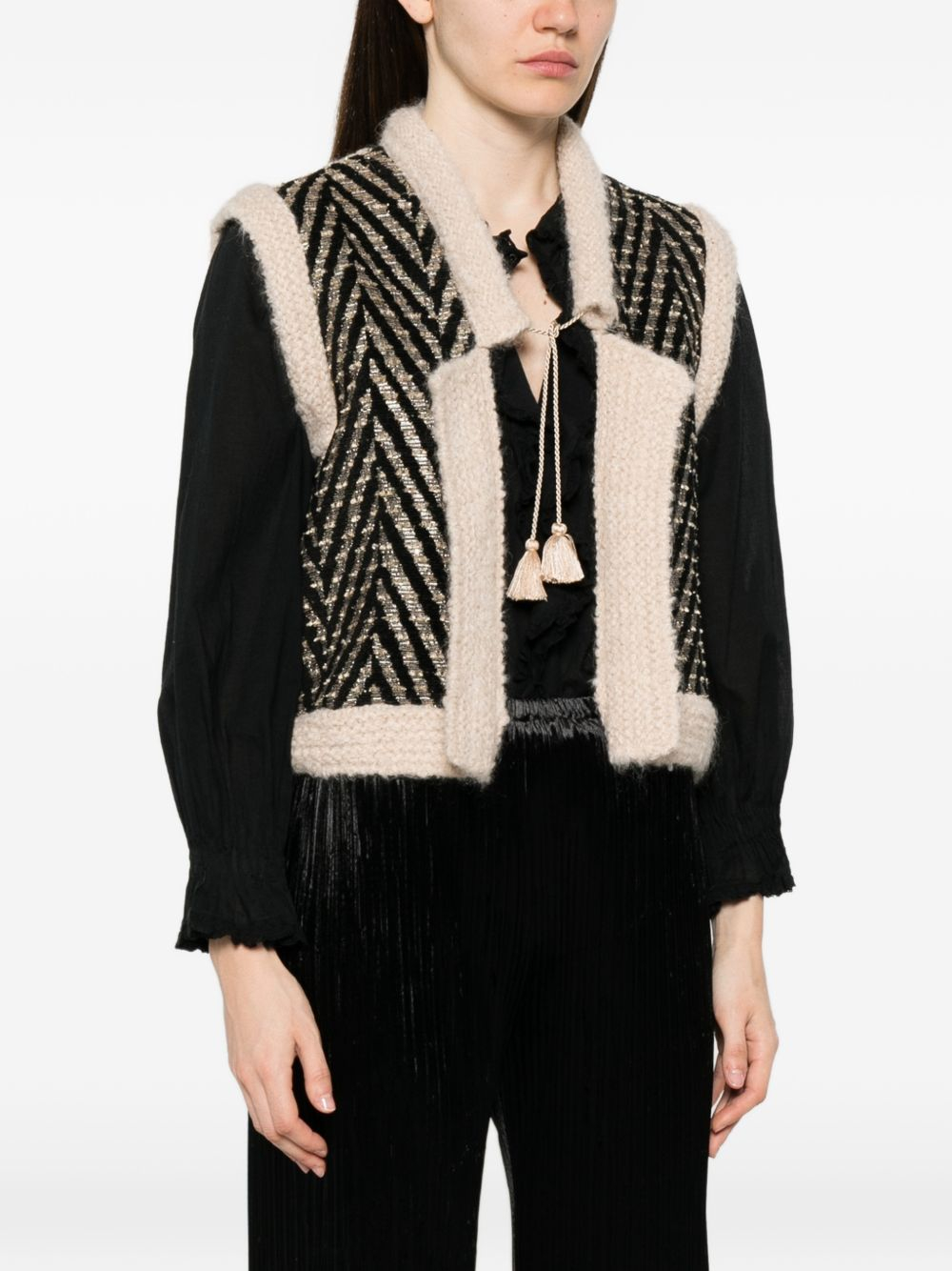 [Forte Forte] Knitwear FW26 15016MYJACKETNERO