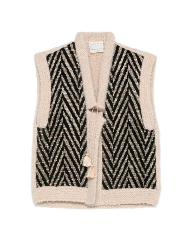 [Forte Forte] Knitwear FW26 15016MYJACKETNERO